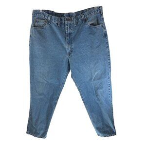 Carhartt Mens B17 DST Denim Tapered Leg Jeans Relaxed Fit 44x32 Measures 42x30